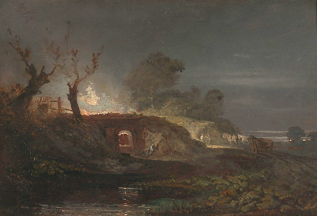 JMW Turner, A Limekiln (c. 1795–96). Yale Center for British Art.