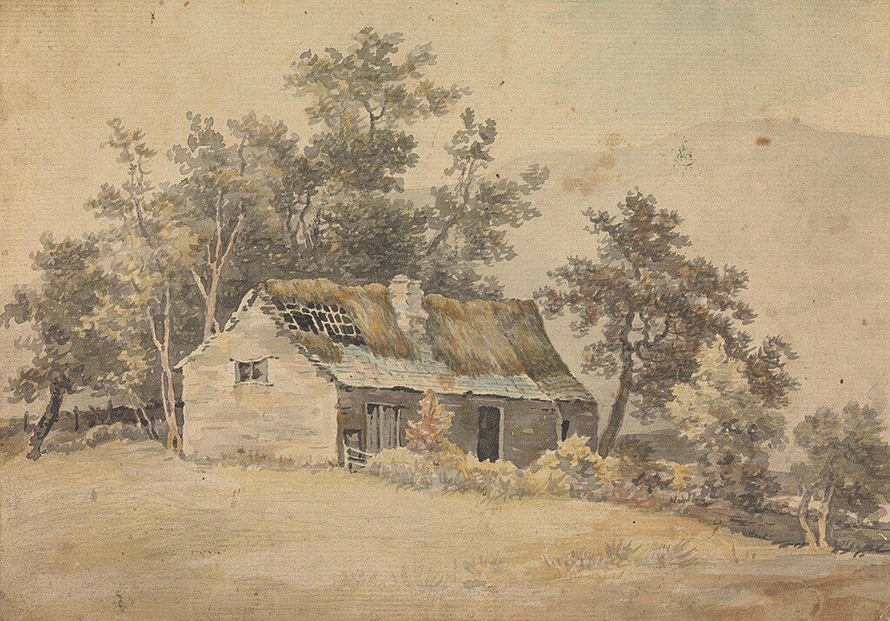 Sawrey Gilpin, Landscape with a Dwelling in Ruin (1760). Yale Center for British Art.