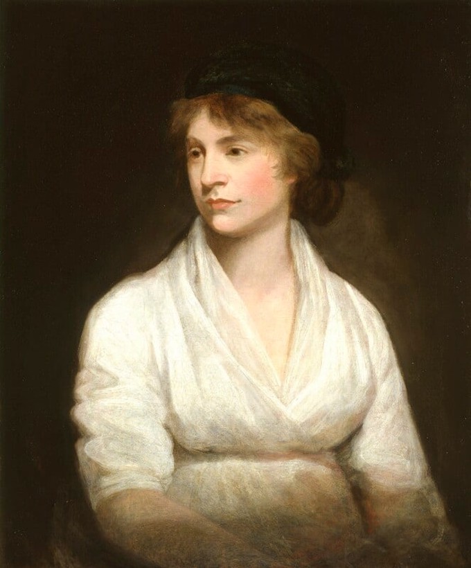 John Opie, Mary Wollstonecraft (c. 1797). National Portrait Gallery.