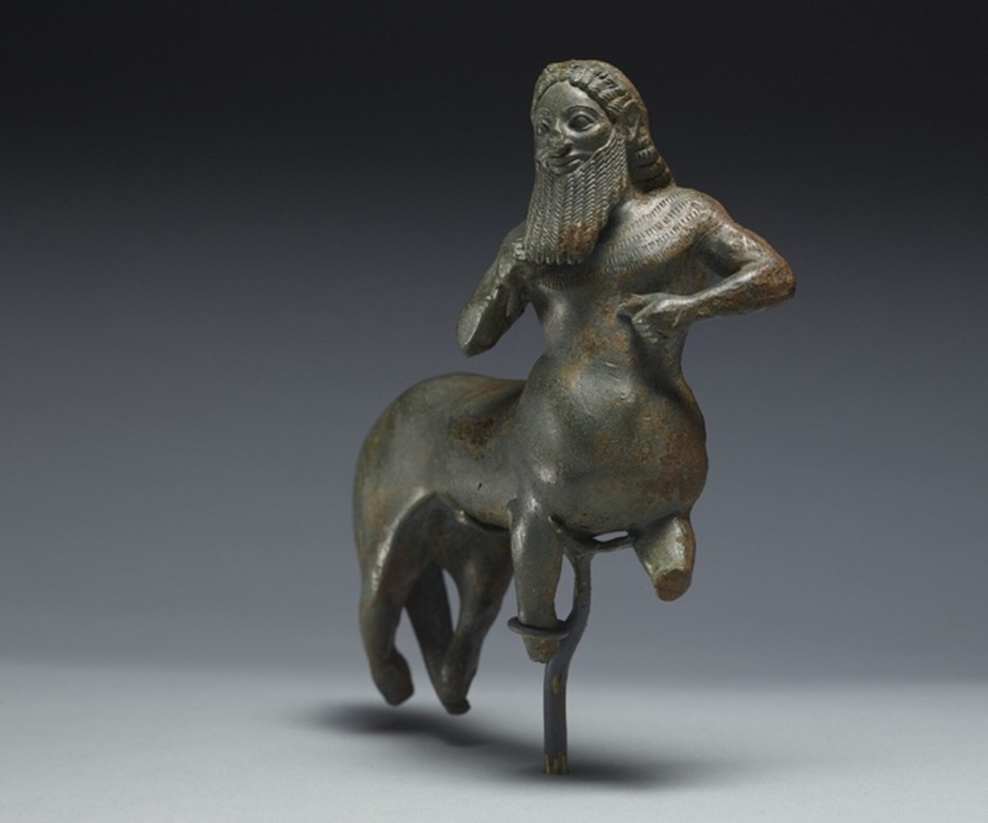 Greek, possibly Athenian Statuette of a centaur (ca. 530 BCE). Princeton University Art Museum, gift of Damon Mezzacappa.