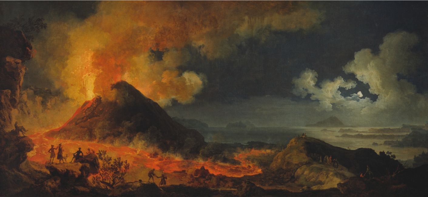 Pierre-Jacques Volaire, The Eruption of Vesuvius (1771). Art Institute of Chicago.